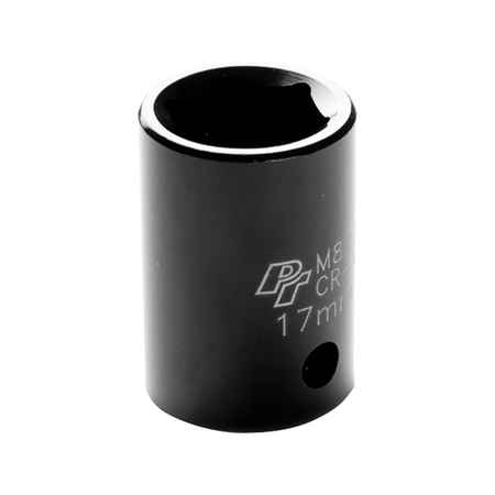 PERFORMANCE TOOL 1/2" Drive 17mm 6-Point Impact Socket M827